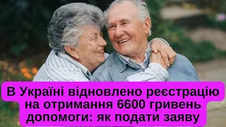 В Україні відновлено реєстрацію на отримання 6600 гривень допомоги: як подати заяву