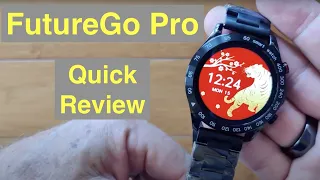 HiFuture FutureGo Pro 3ATM SpO2 20 Day Usage Stainless Steel Dress Smartwatch: Quick Overview