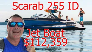 Scarab 255 IDENTITY wake boarding Jet Boat