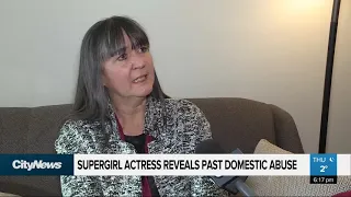 Supergirl actress reveals past domestic abuse