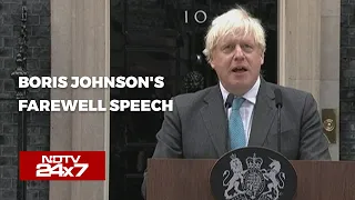 Watch: Boris Johnson's Farewell Speech