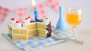 Simple Miniature Birthday Cake Tutorial: Polymer Clay How-to & 20K+