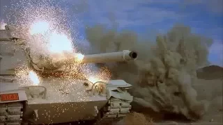 Deadly Tank Killer in Action: A-10 30mm GAU-8 Gatling Gun & CBU-105 Cluster Bombs Destroy Tanks