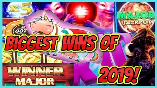 My BIGGEST SLOT WINS of 2019!  Happy New Year from Casino Countess