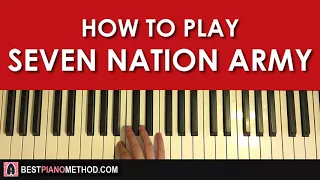 HOW TO PLAY - The White Stripes - Seven Nation Army (Piano Tutorial Lesson)