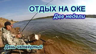 В поисках плотвы на фидер и окушка на спиннинг. Четвёртый день выезда.