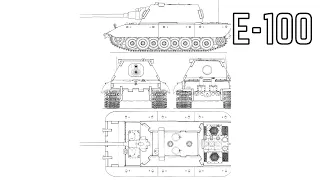 Nemacki panzer E-100  Drugi svetski rat (128mm pak44)