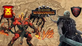 SKARBRAND, UNDEAD HUNTER | Khorne vs Vampire Counts - Total War Warhammer 3
