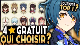 Quel 4⭐ GRATUIT CHOISIR ! Analyse des 10 persos du Festival des lanternes | Genshin Impact