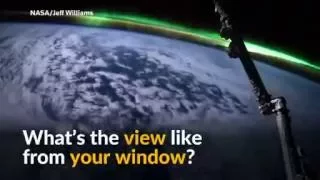 Stunning aurora footage captured from International Space Station