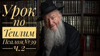 Урок по Теилим [Псалом№39 ч.2] | Царь Давид | раввин Элиягу Эссас