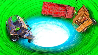 Whirlpool Derby Of DESTRUCTION! - GTA 5 Funny Moments