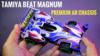 TAMIYA MINI 4WD BEAT MAGNUM AR CHASSIS PREMIUM VERSION REVIEW AND UNBOXING