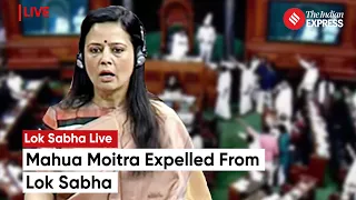 Mahua Moitra Expulsion: TMC MP Mahua Moitra Expelled From Lok Sabha | Parliament Live