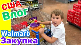 США Влог Закупка в Walmart Большая семья в США /USA Vlog/