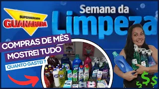 COMPRAS DO MÊS SEMANA DA LIMPEZA / MOSTREI TUDO / COM PREÇOS