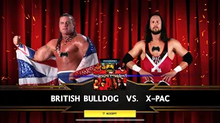 British Bulldog Vs X-Pac wwe 2k23