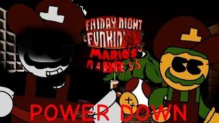 POWER DOWN animação (Mario Madness).                        #mariomadnessv2 #animation #fnfmod
