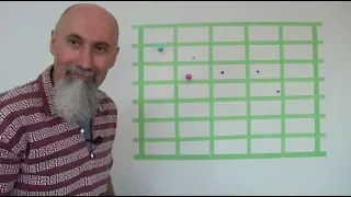 ASMR Math: Creating a Graph Using Pythagorean Theorem and Painter's Tape - Male, Soft-Spoken