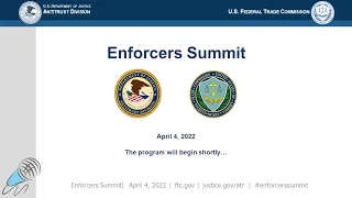 2022 DOJ FTC Spring Enforcers Summit