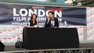 Garrett Wang and Nicole deBoer at the London Film Comic Con October 2013