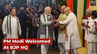 PM Modi Arrives At BJP Headquarters In Delhi|  BQ Prime