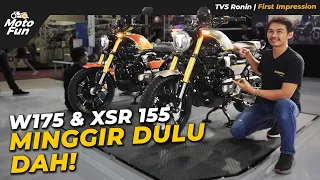 Idola Baru Di Kelas Sport Retro Nih! TVS Ronin 2023 | MotoFun Indonesia