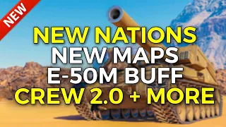 New Nations, Maps, Crew 2.0, Buffs and Nerfs, More Rewards! | World of Tanks Developer Q&A