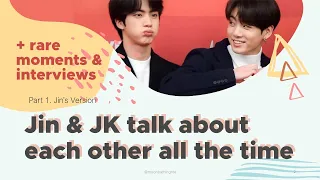 Ep.01 - Jinkook talk about each other and it's better than romcom (Jin ver)