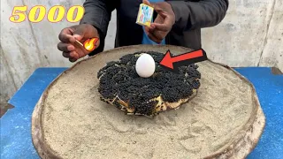 Egg vs match Experiment | 5000 Match Stick Vs Egg | #deepakkeexperiment