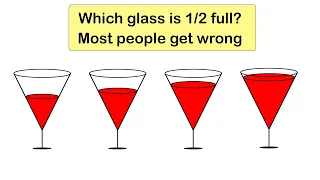 Can You Solve The Martini Glass Puzzle? A Simple Illusion That Fools Most People