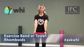 Exercise Band Rhomboids-Kennesaw Chiropractor-WHI