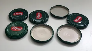 Don't Throw Out Jar Lids! Amazing Recycling Idea!