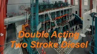 Double Acting Two Stroke Diesel Engine at MAN Diesel House Copenhagen