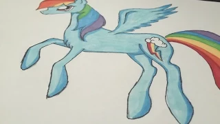 ☆My little pony | Rainbow Dash | Speed Drawing | ShadowLuu ☆