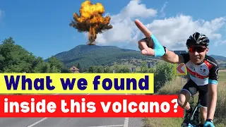 What did we found in it? Cycling inside a volcano - deep in the heart of Transylvania region.