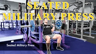 Seated Military Press - Tutorial