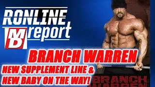 How Branch Warren Saw the 2023 Olympia & New Baby On the Way! Plus Supplement Line!  Ronline Report
