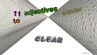clear - 14 adjectives synonym of clear (sentence examples)