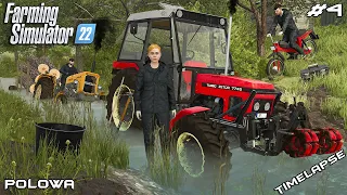 CONTRACTOR WORK and RESCUING NEIGHBORS BROKEN URSUS 360P | Polowa | Farming Simulator 22 | Episode 4