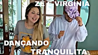 ZÉ FELIPE E VIRGINIA DANÇANDO A NOVA MÚSICA TRANQUILITA 💃🕺❤️🎶