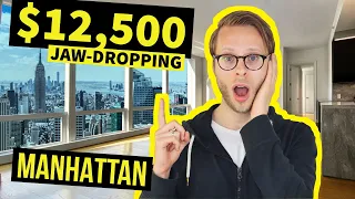 INSIDE a $12,500 Luxury NYC Apartment | HIGHEST Roof-Deck Ever!