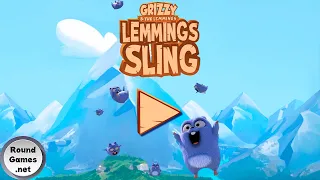 Grizzy and the Lemmings: Lemmings Sling GamePlay