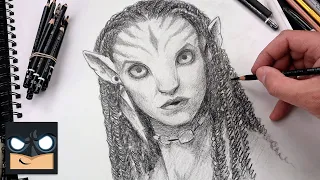 How To Draw Neytiri | Avatar 2 Sketch Saturday