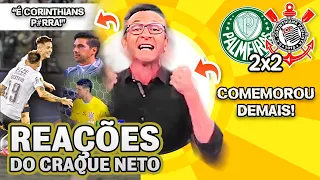 JOGO HISTÓRICO!! OLHA COMO O CRAQUE NETO REAGIU A PALMEIRAS 2X2 CORINTHIANS PELO PAULISTÃO