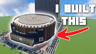 I built Madison Square Garden in Minecraft