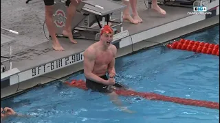 Wisconsin wins the 200 Freestyle Relay at 2024 Men’s B1G Championships