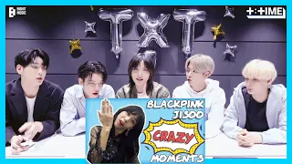 TXT reaction to Blackpink Jisoo Crazy Moments [fanmade]