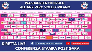 Conferenza stampa post gara | Wash4Green Pinerolo vs Allianz Vero Volley Milano - Playoff Scudetto