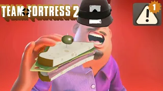 GrubHub but it's a Team Fortress 2 ad